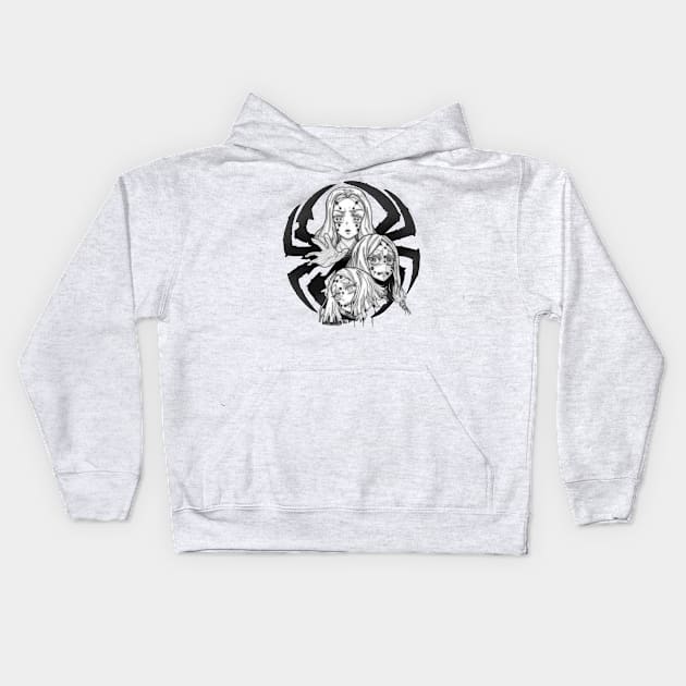 demon slayer Kids Hoodie by boxermaniac